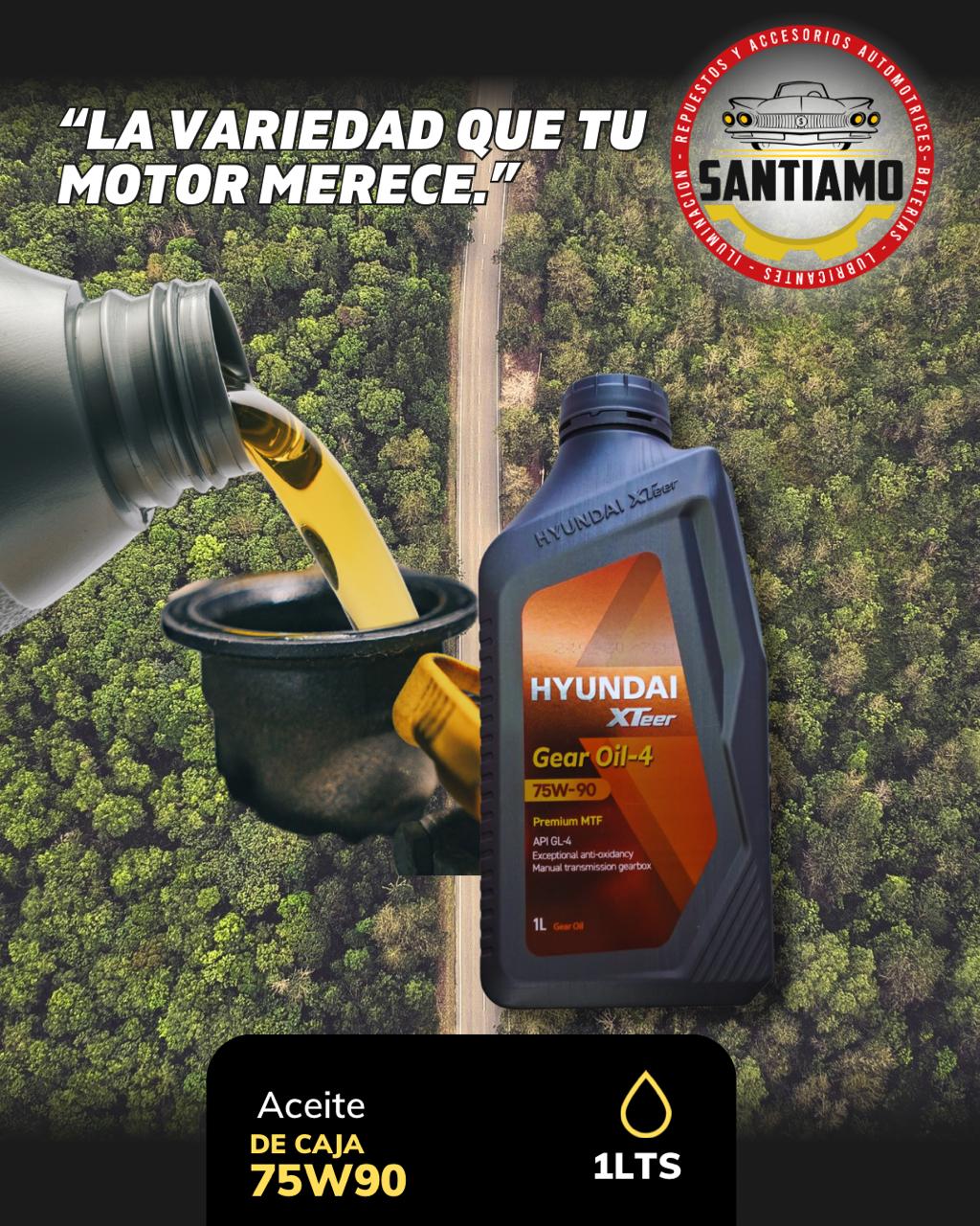 Aceite de caja 75w90 Hyundai xteer (Gear Oil-4) 1LT