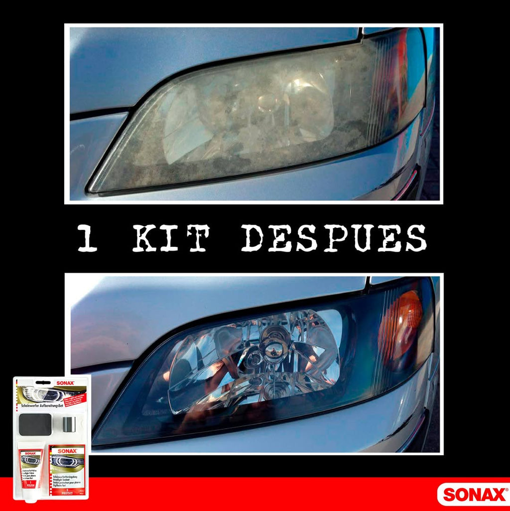 Sonax Kit Renovacion Y Restauracion De Faros 75 Ml