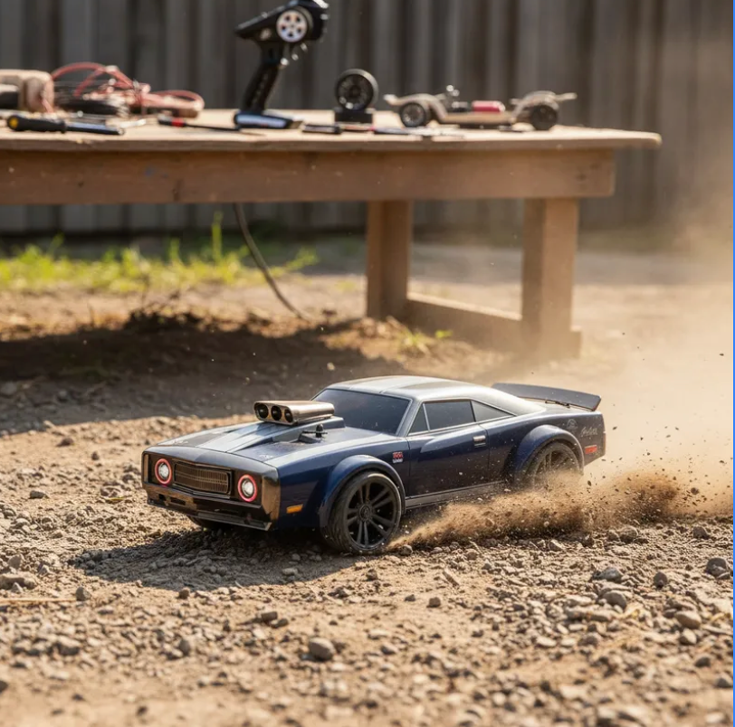 Auto a control remoto alta velocidad 4WD 35 km/h 2,4G Dodge