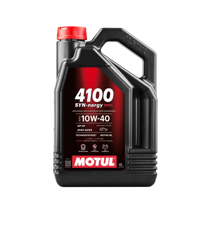 ACEITE MOTOR 4100 SYN-NERGY SPEC 10W40 4L 45% 0% 0% MOTUL