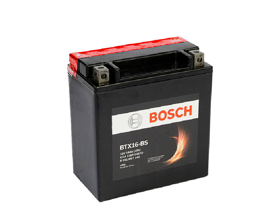 BATERIA BOSCH AGM M6 BTX16 14 AH 230CCA