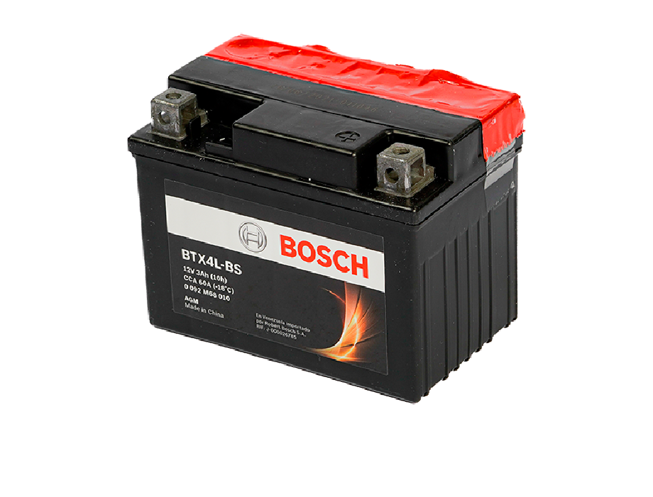 BATERIA BOSCH AGM M6 BTX4L 3 AH 60 CCA