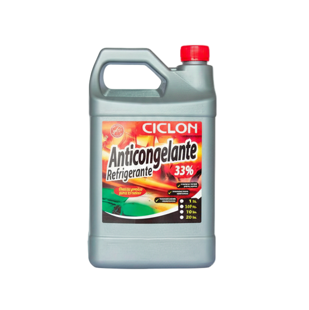Anticongelante 33% Rojo 3,75LTs CICLON