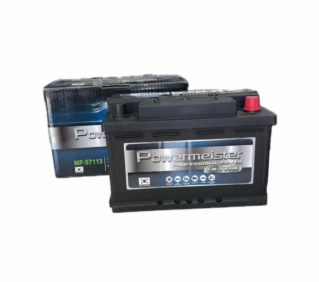 Batería Powermeister 71Ah 650CCA MF 57113 | Proveedor Oficial Gildemeister