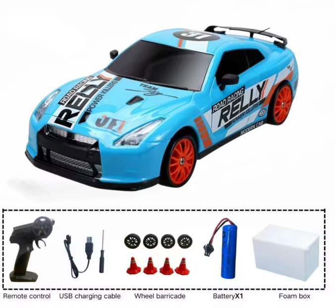 Auto a control remoto Drift-deportivo Nissan Skyline