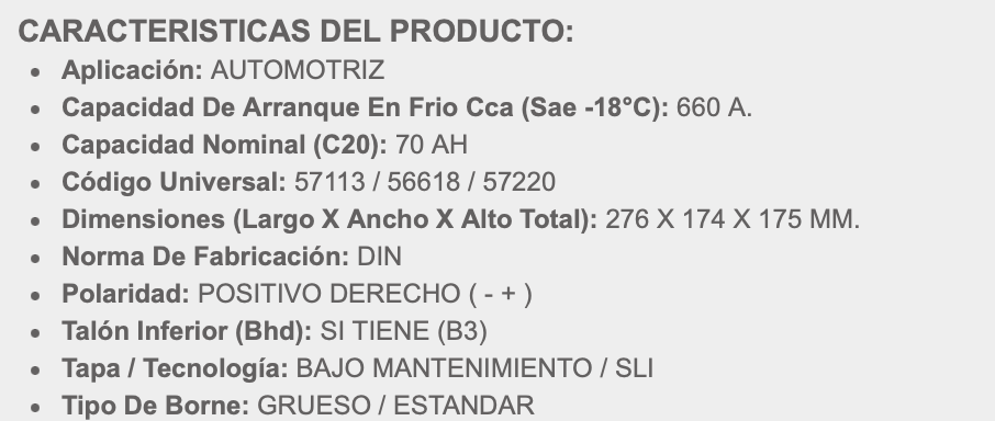 BATERIA BOSCH 70AH 660CCA S4 70D-T6-B