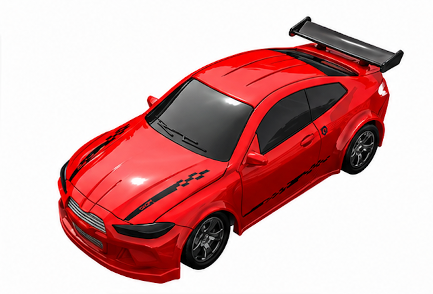 Auto de Carreras RC 1:64 – Control Remoto 4 Ruedas Escala Real