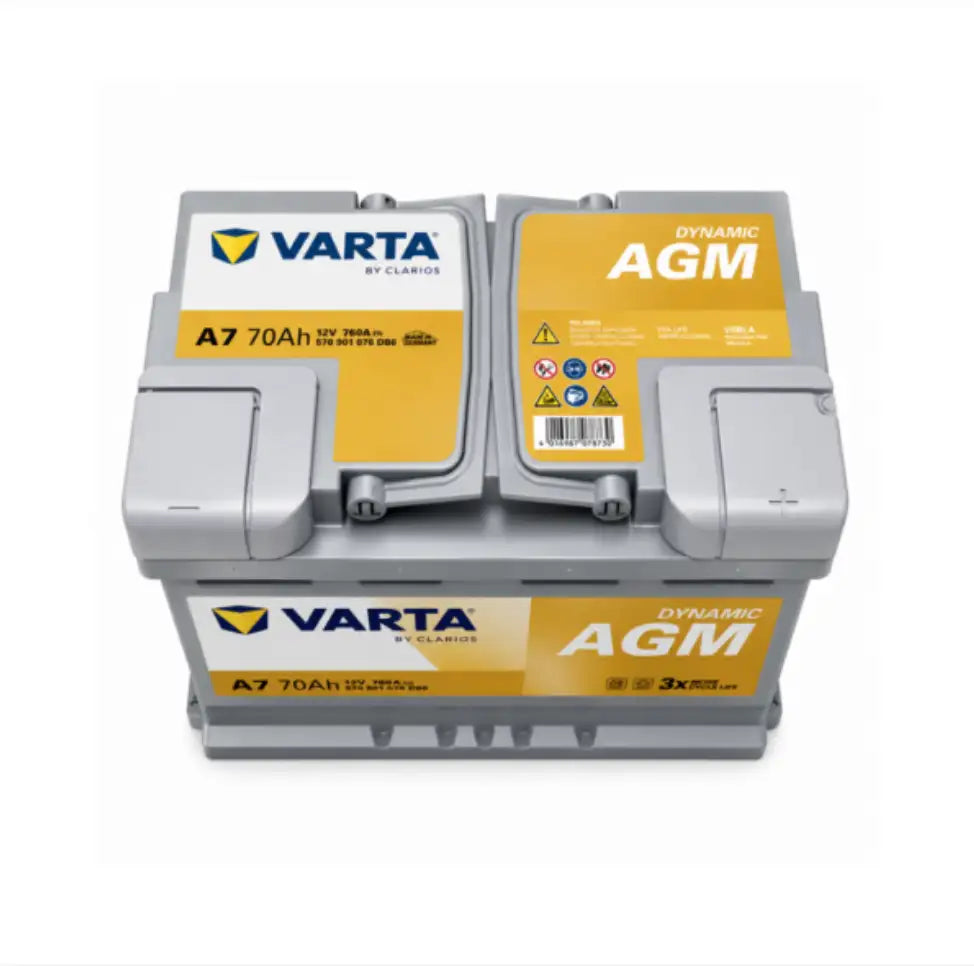 Batería Varta Silver AGM LN3L 70Ah 760CCA Start-Stop (-+)