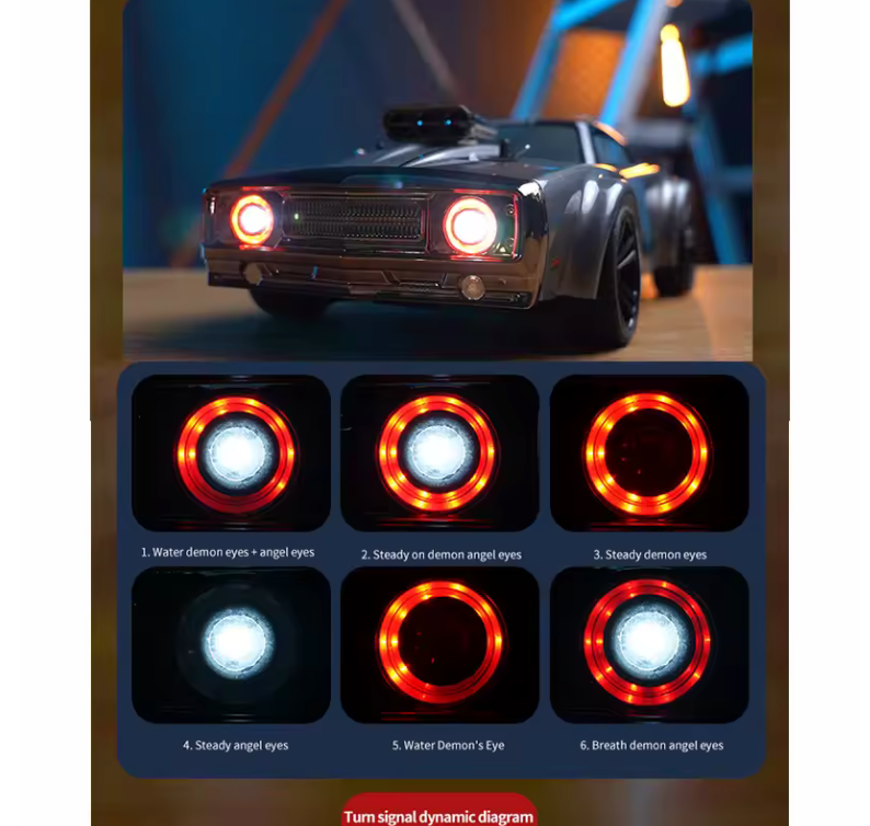 Auto a control remoto alta velocidad 4WD 35 km/h 2,4G Dodge