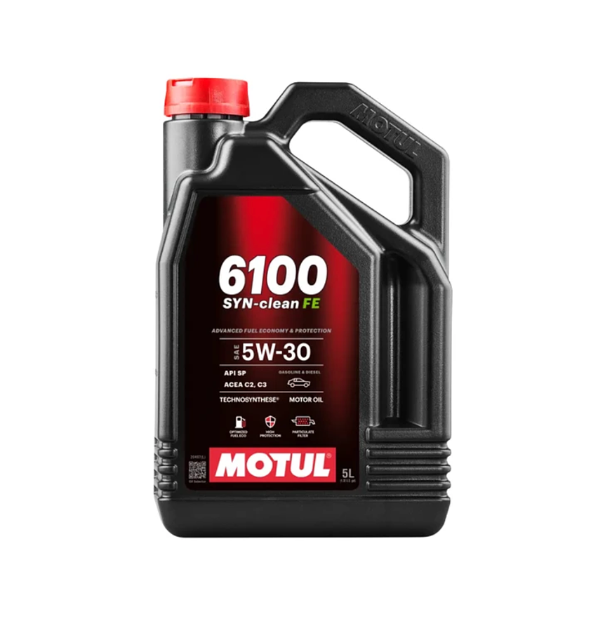 ACEITE MOTOR 6100 SYN-CLEAN FE 5W30 5L 45% 0% 0% MOTUL