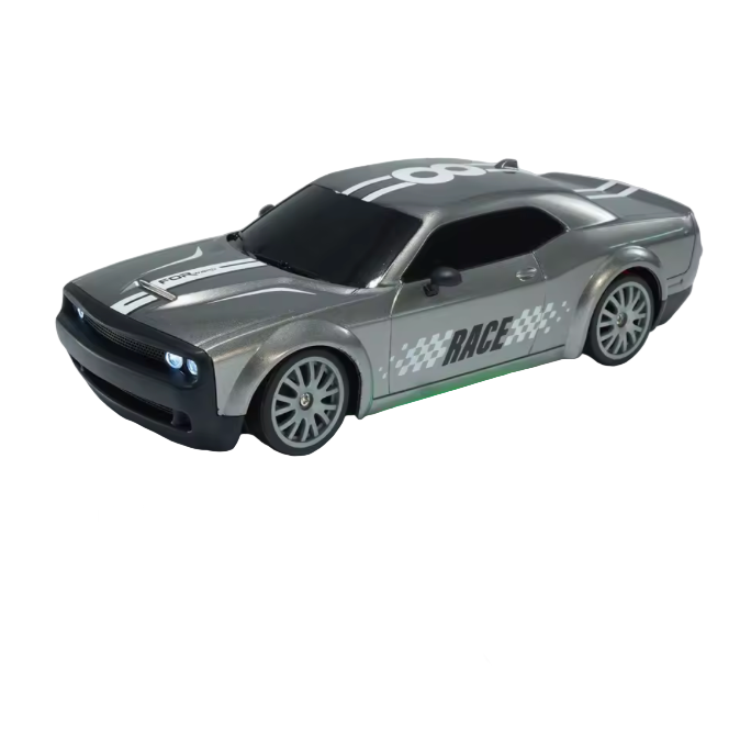 Auto control remoto (RC) modelo Dodge Challenger 4WD RC escala 1:24