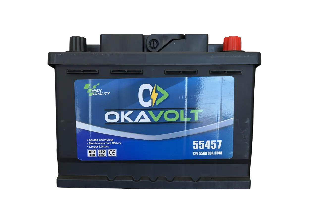 Bateria 55AH 330CCA OKAVOLT City Car