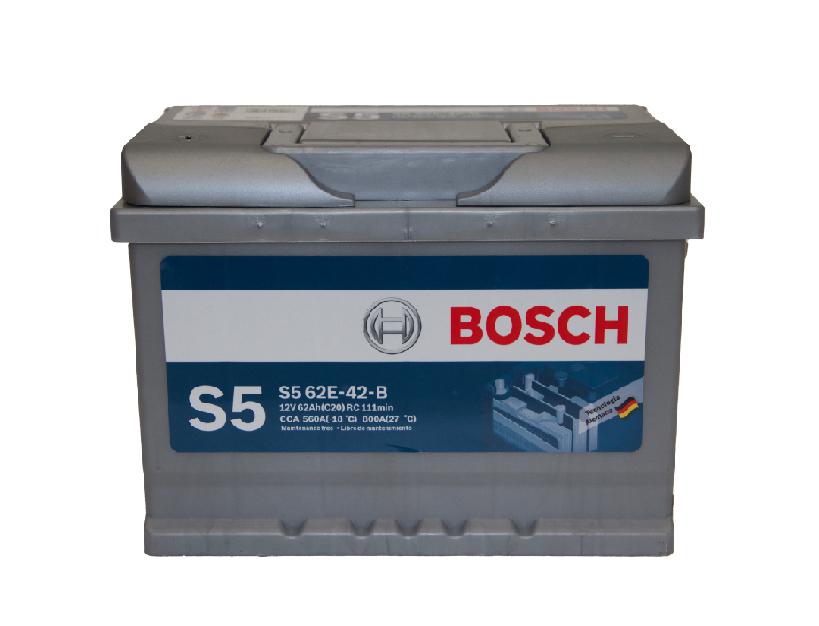 Batería 62ah Bosch S5 62E 560cca (+/-) baja