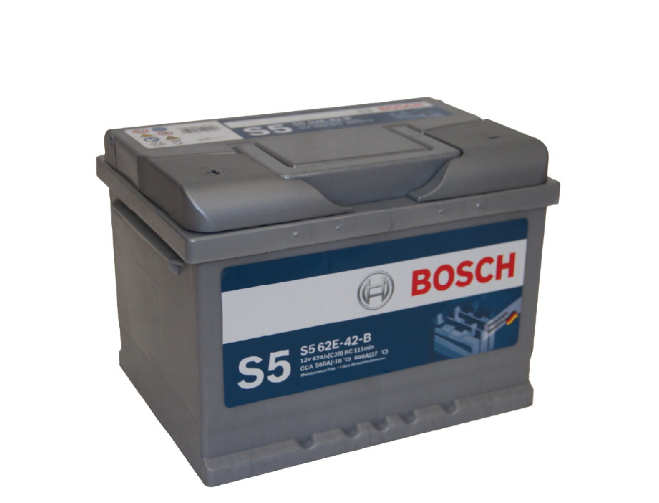 Batería 62ah Bosch S5 62E 560cca (+/-) baja