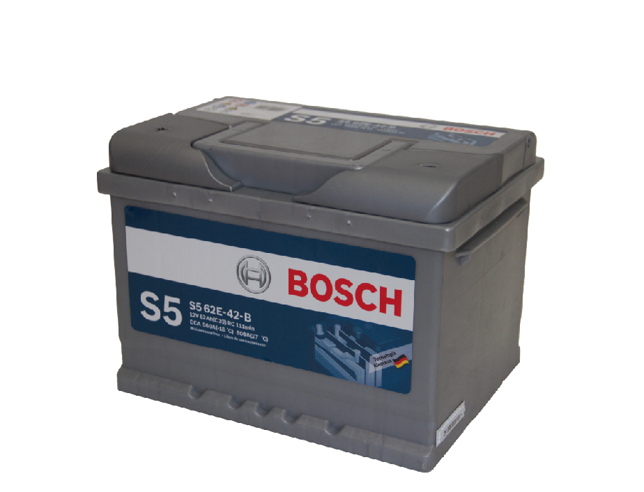 Batería 62ah Bosch S5 62E 560cca (+/-) baja