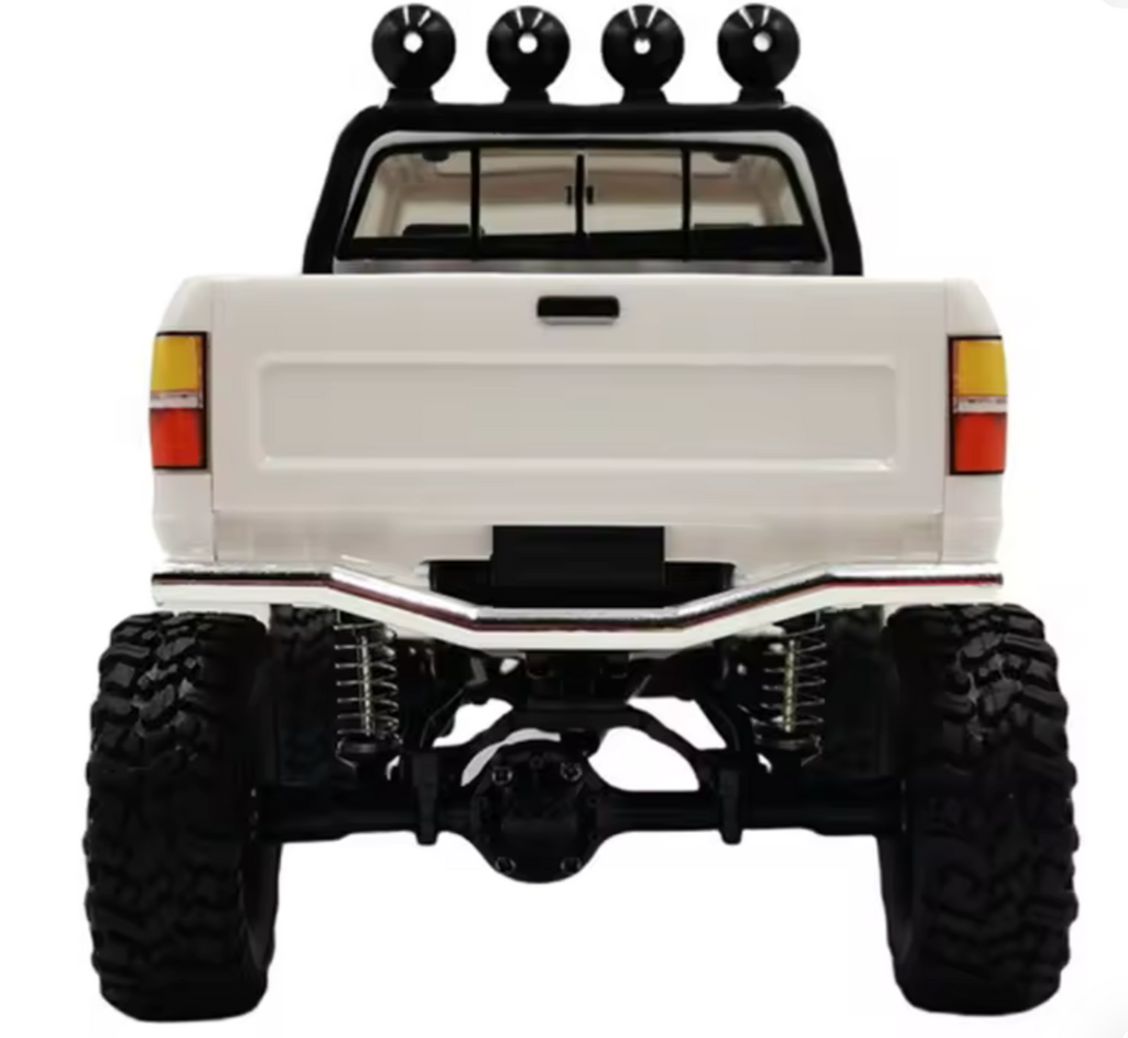 Auto RC Toyota Hilux 1:16 4WD 2.4G — Rojo y Blanco