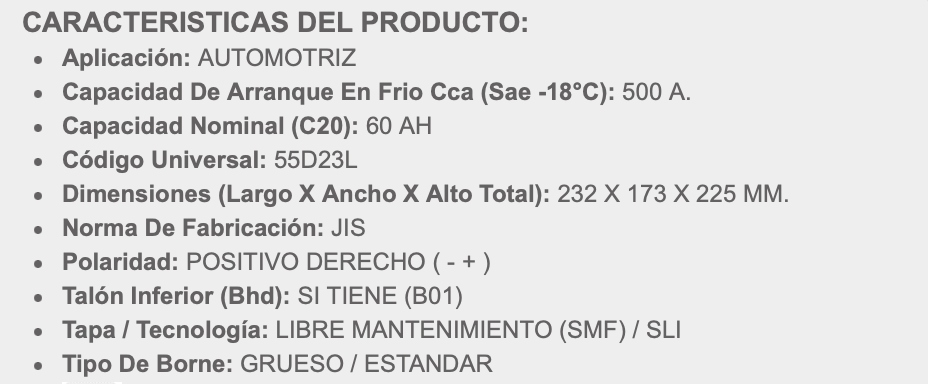 BATERIA BOSCH 60AH 500CCA S4 60D-25-B