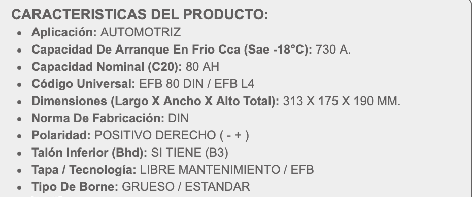 BATERIA BOSCH EFB 80AH 730CCA START STOP L4