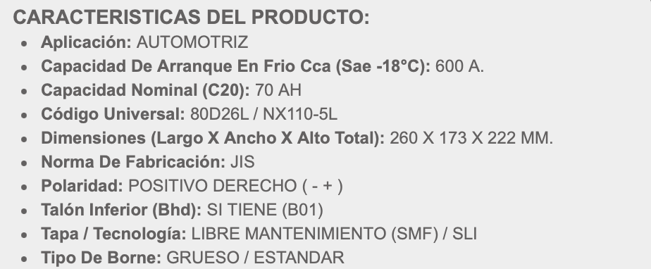 BATERIA BOSCH 70AH 600CCA S4 70D-24-В