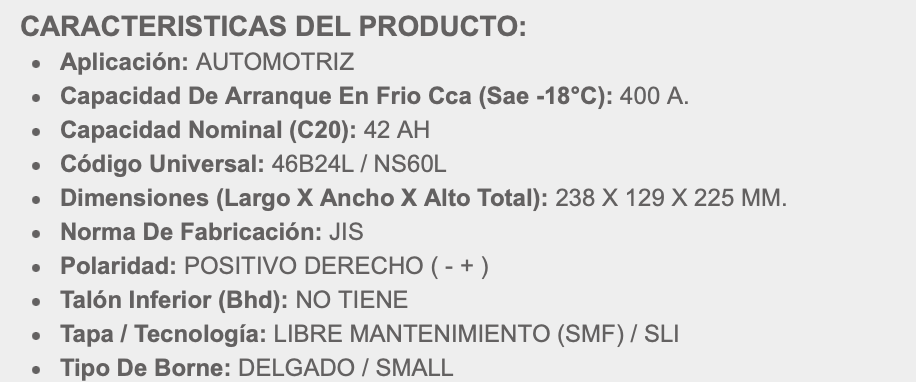 BATERIA BOSCH 42AH 400CCA S4_42DA-51R