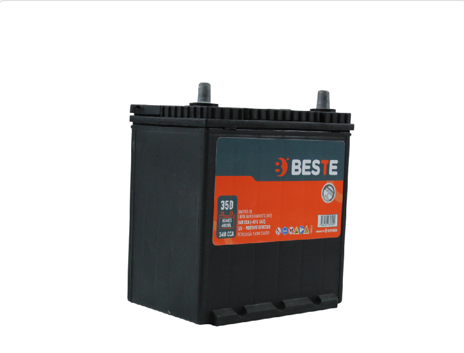 Batería Beste SMF 35Ah 340CCA 40B19L (-/+)