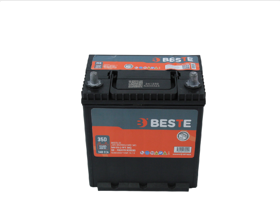 Batería Beste SMF 35Ah 340CCA 40B19L (-/+)