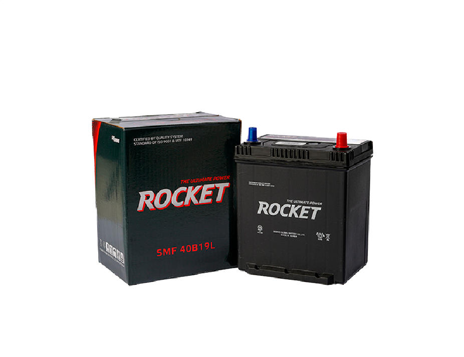 Batería Rocket SMF 40B19L 35Ah 330CCA (-/+)