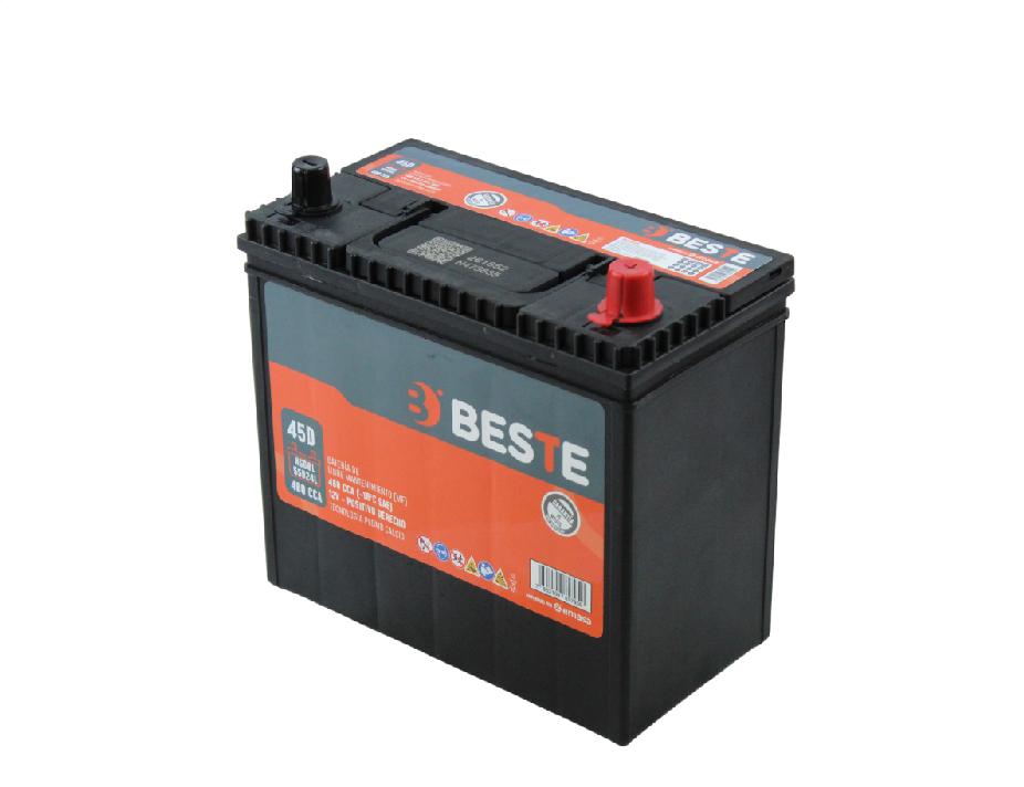 Batería Beste SMF NS60L 45Ah 400CCA (-/+)