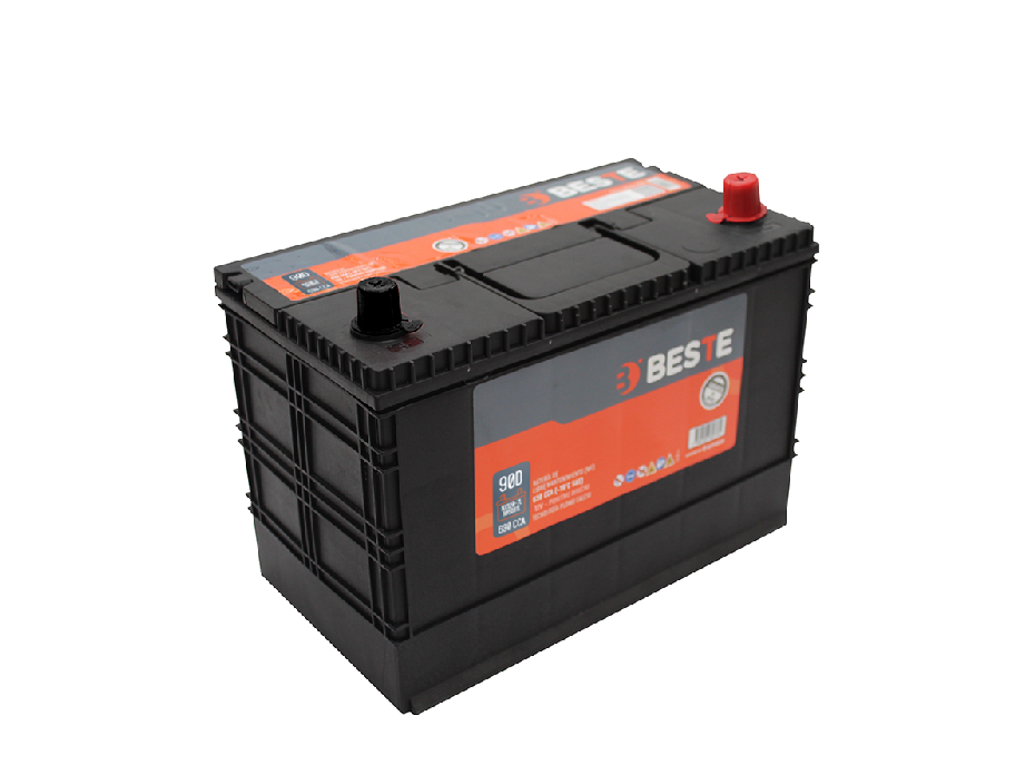 Batería BESTE 90Ah 630CCA MF NX120-7L | Positivo Derecho | Libre de Mantenimiento