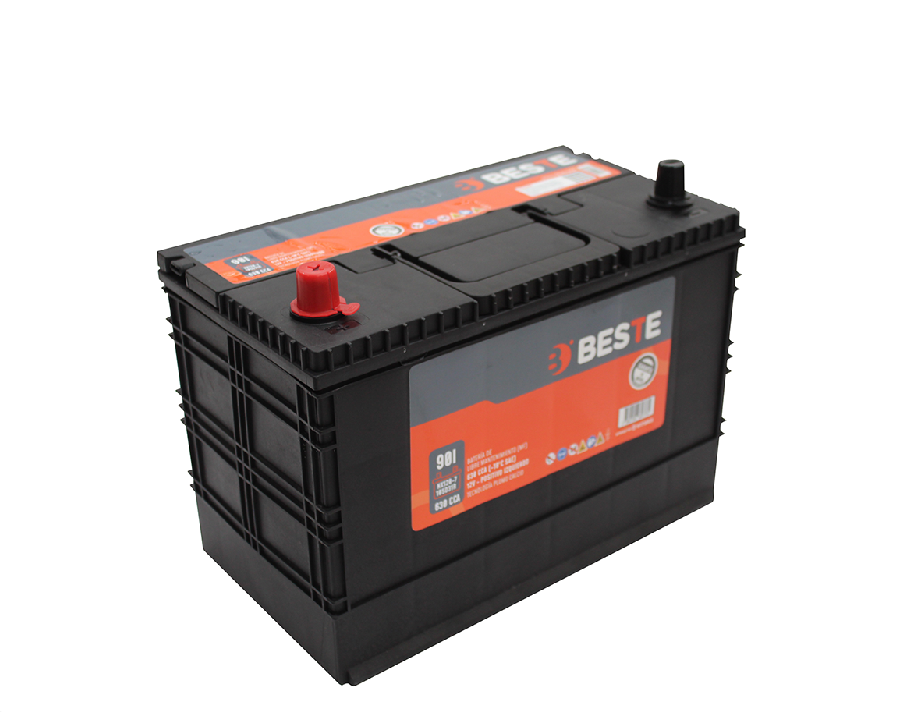 Batería BESTE 90Ah 630CCA MF NX120-7 | Libre de Mantenimiento