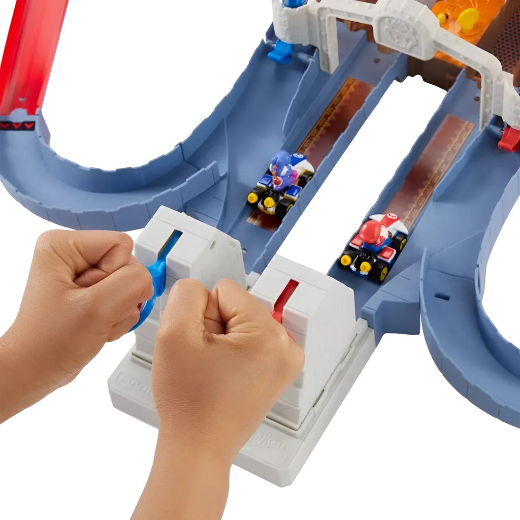 Hot Wheels Mario Kart Pista de Juguete Castillo de Bowser