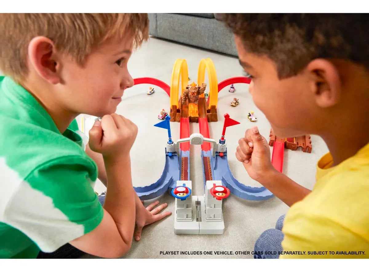 Hot Wheels Mario Kart Pista de Juguete Castillo de Bowser