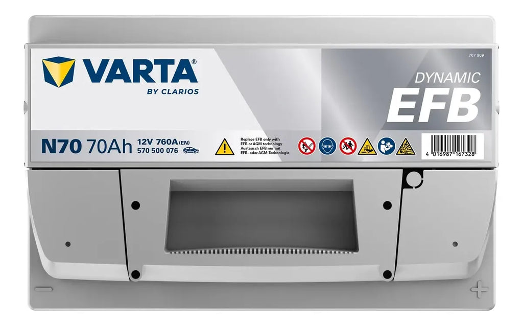 Batería Varta 70Ah Efb(-/+) 760Cca Star-Stop N70