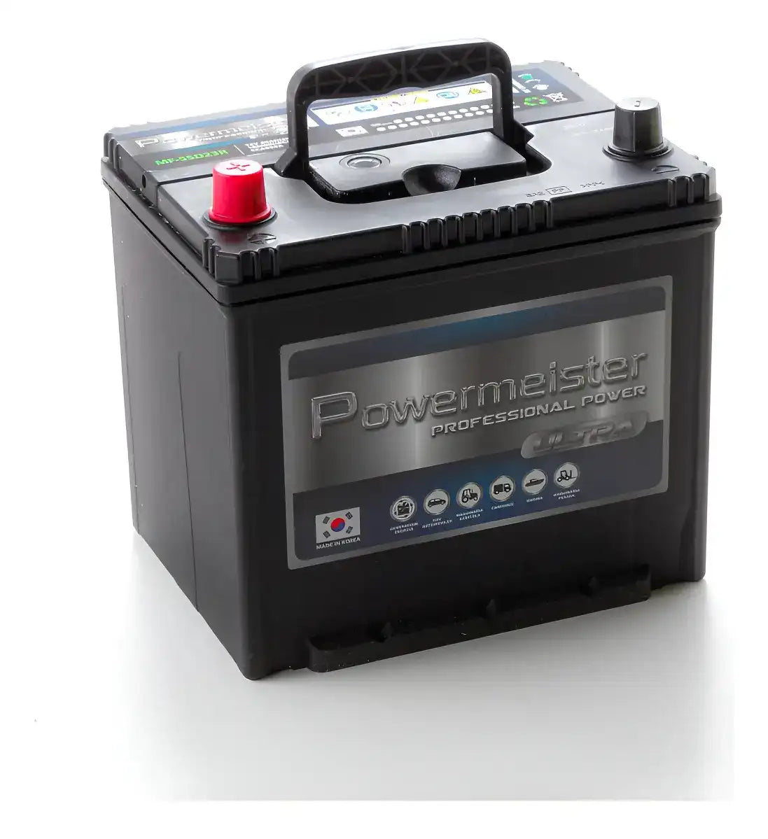 Batería Powermeister 60Ah 550CCA MF 55D23R | Proveedor Oficial Gildemeister
