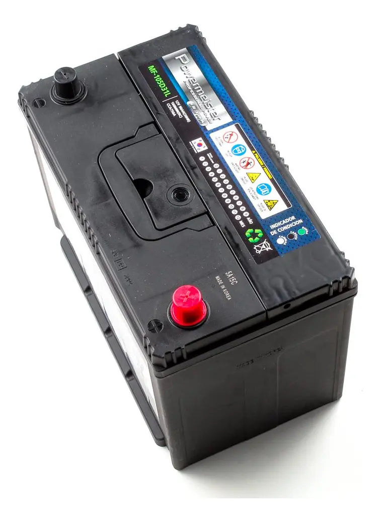 Batería Powermeister 90Ah 750CCA MF 105D31L | Proveedor Oficial Gildemeister
