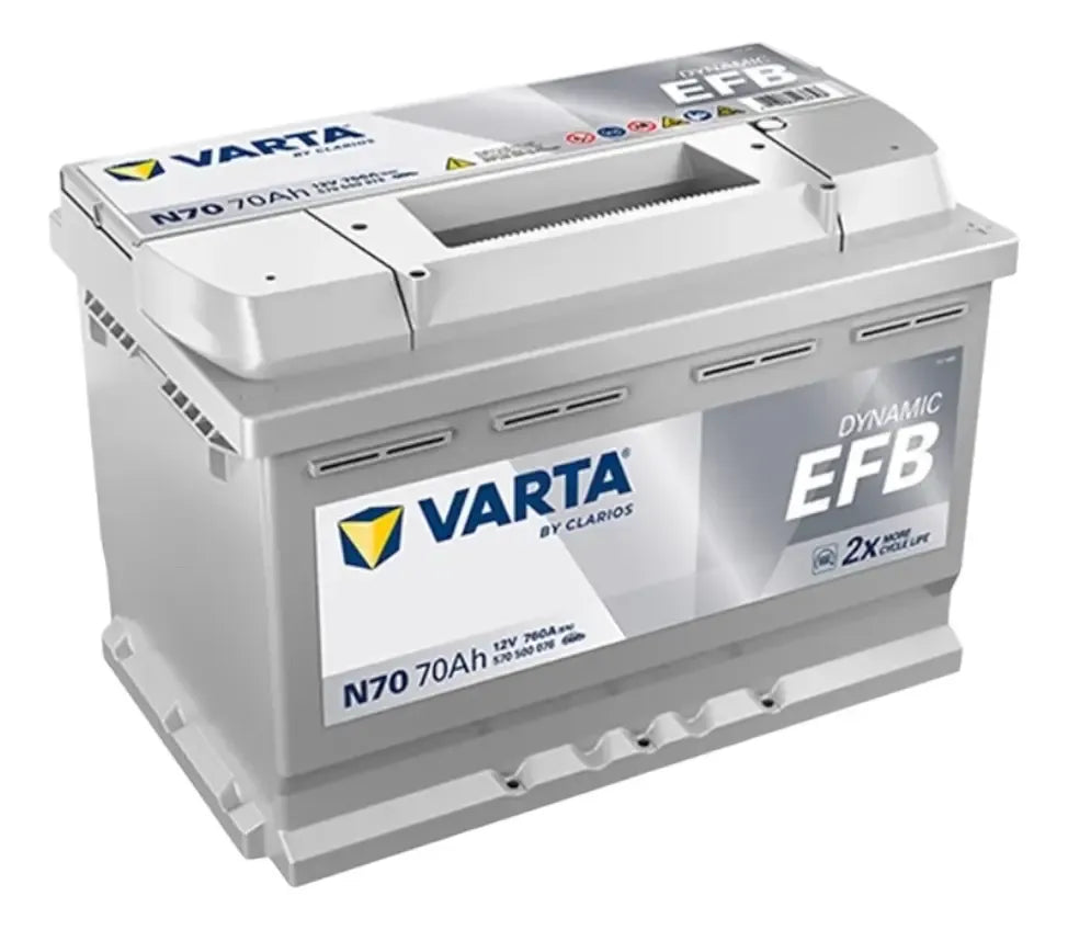 Batería Varta 70Ah Efb(-/+) 760Cca Star-Stop N70