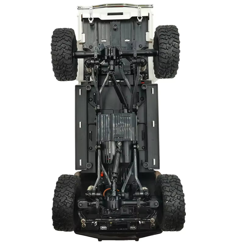 Auto RC Toyota Hilux 1:16 4WD 2.4G — Rojo y Blanco