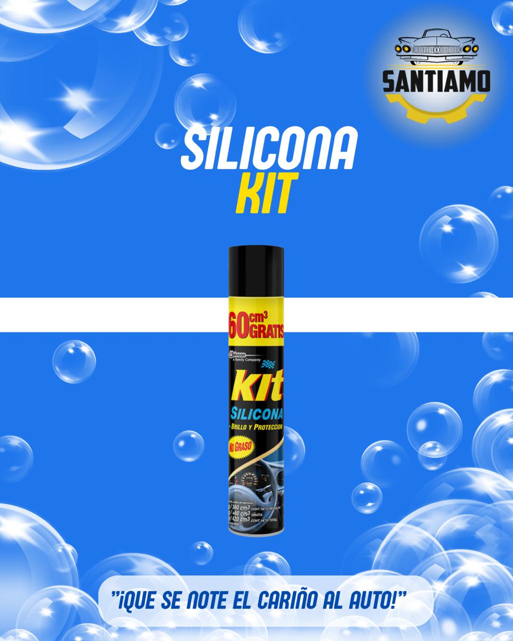 Silicona para auto en spray KIT