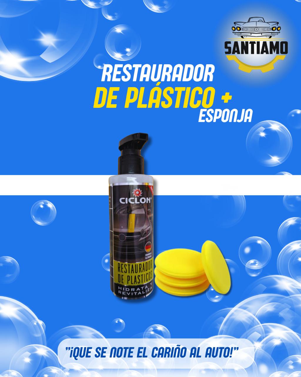 Restaurador de Plásticos + Esponja