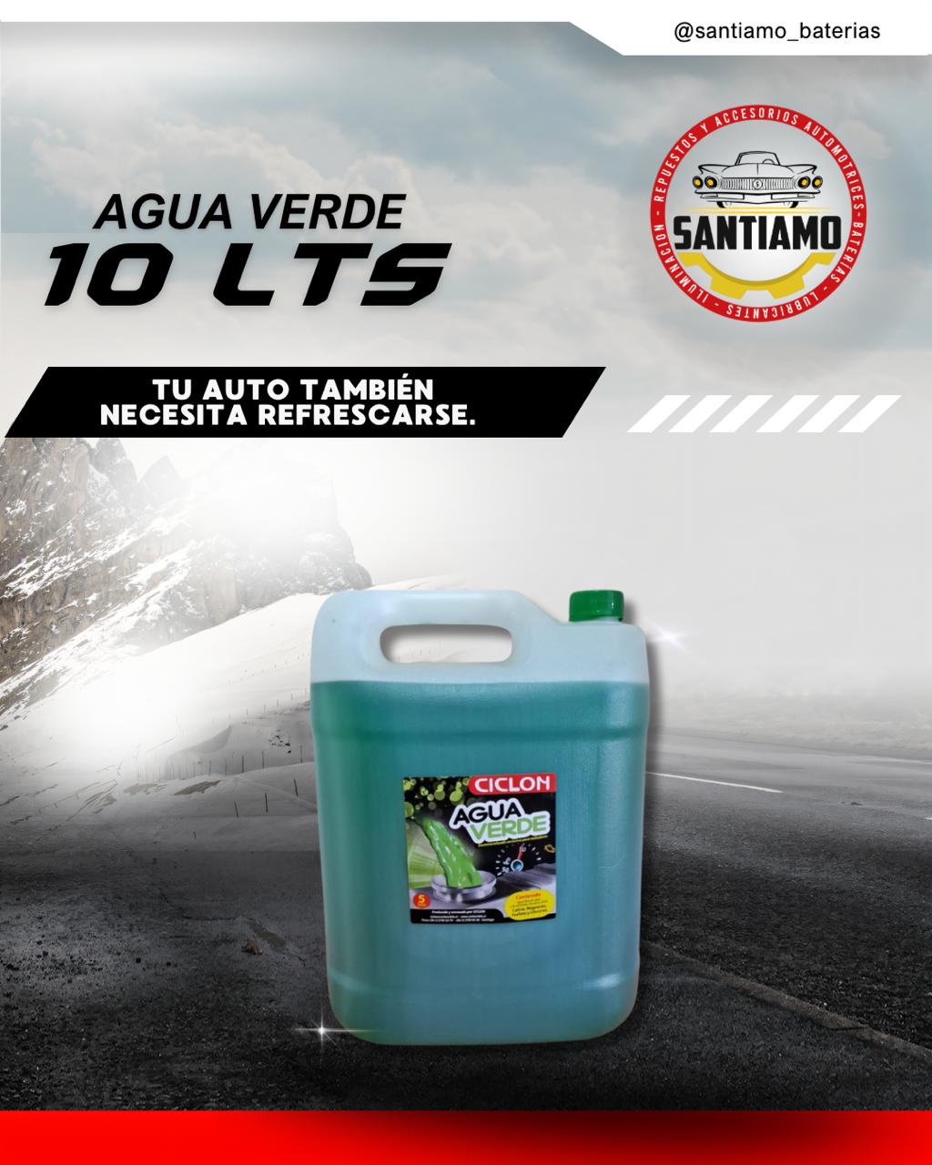 Agua verde 10 litros CICLON