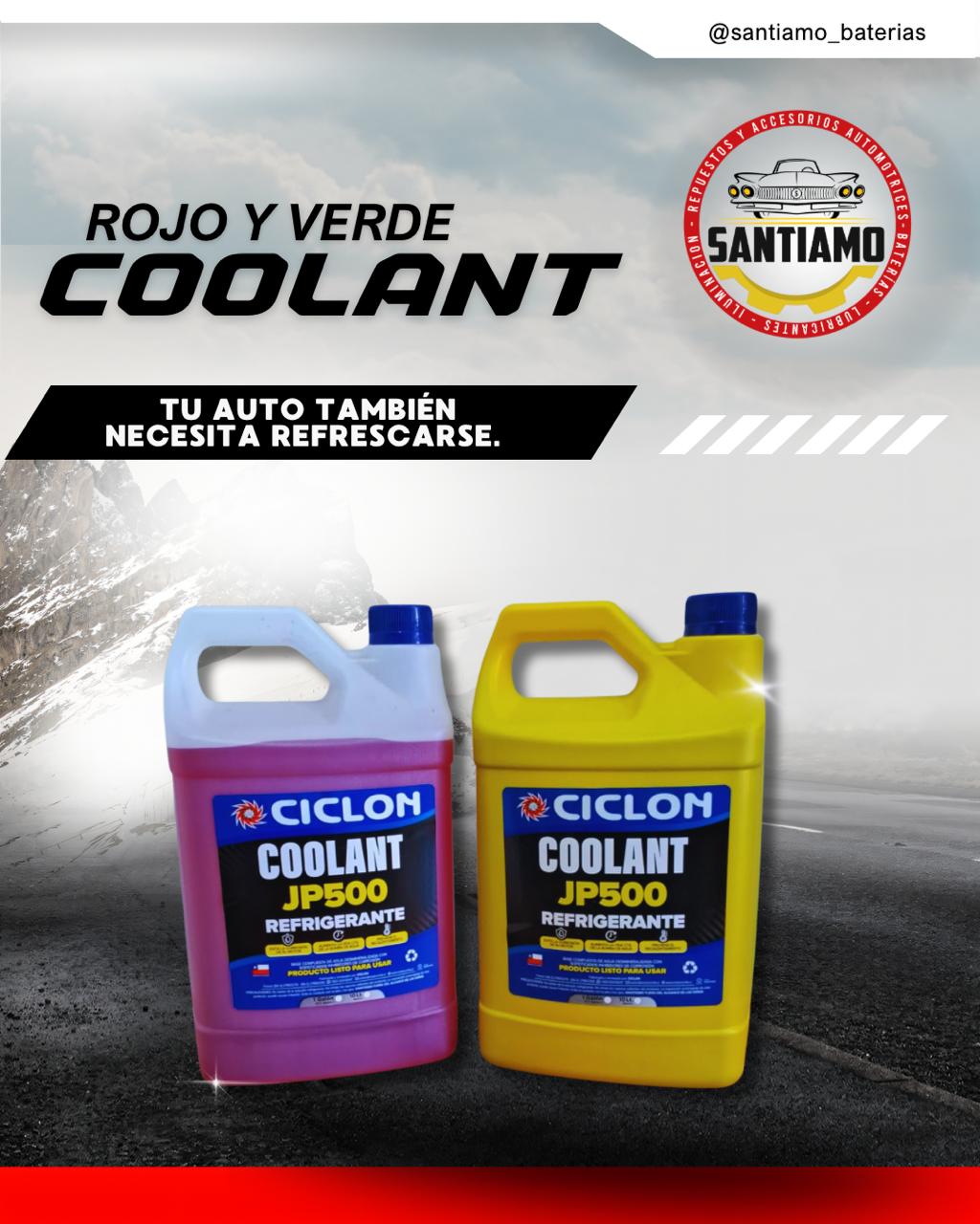 Coolant Rojo y verde JP500 CICLON