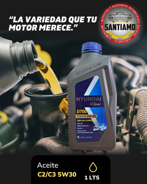 Aceite 5W30 Hyundai Xteer 1LT