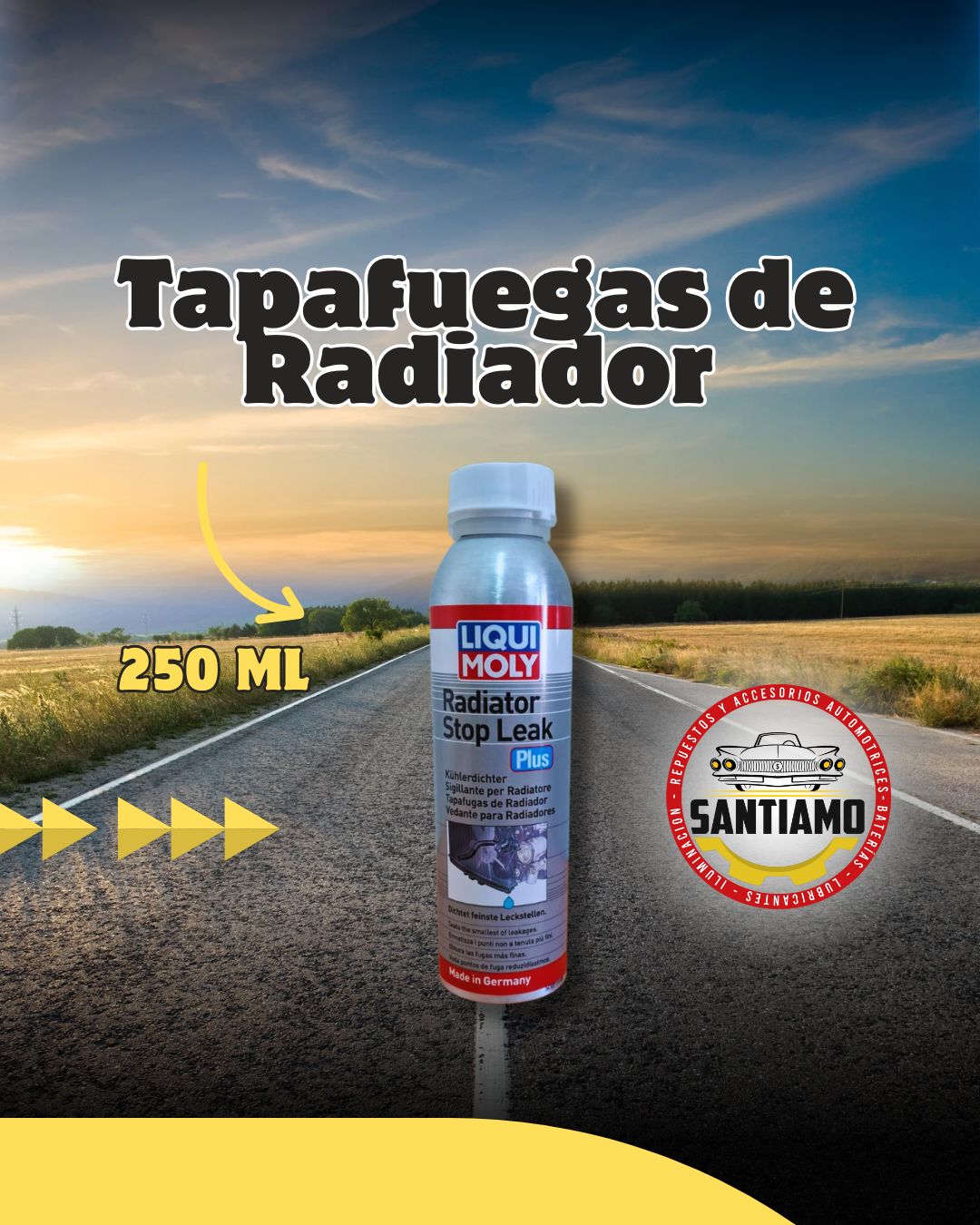 Tapafugas de Radiador 250ML LIQUI MOLY