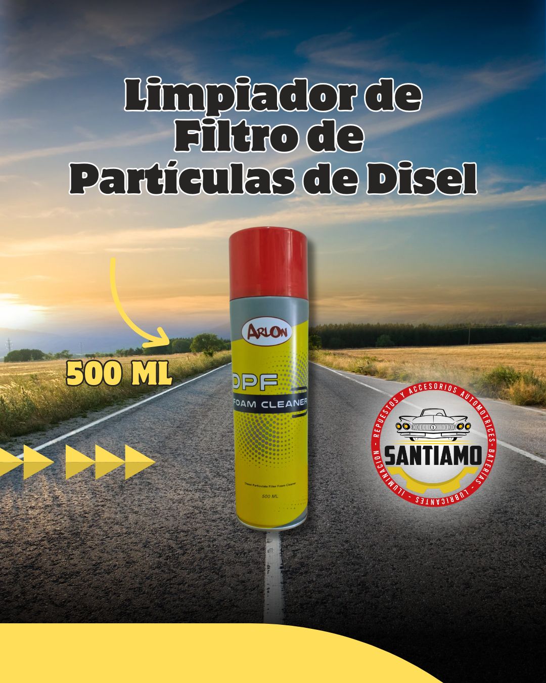 Limpiador de Filtro de Particulcas Disel
