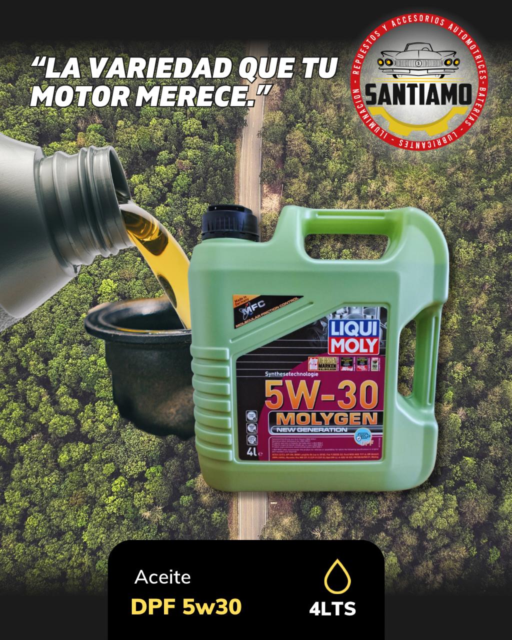 Aceite Liqui Moly 5W30 Molygen DPF 4LTS