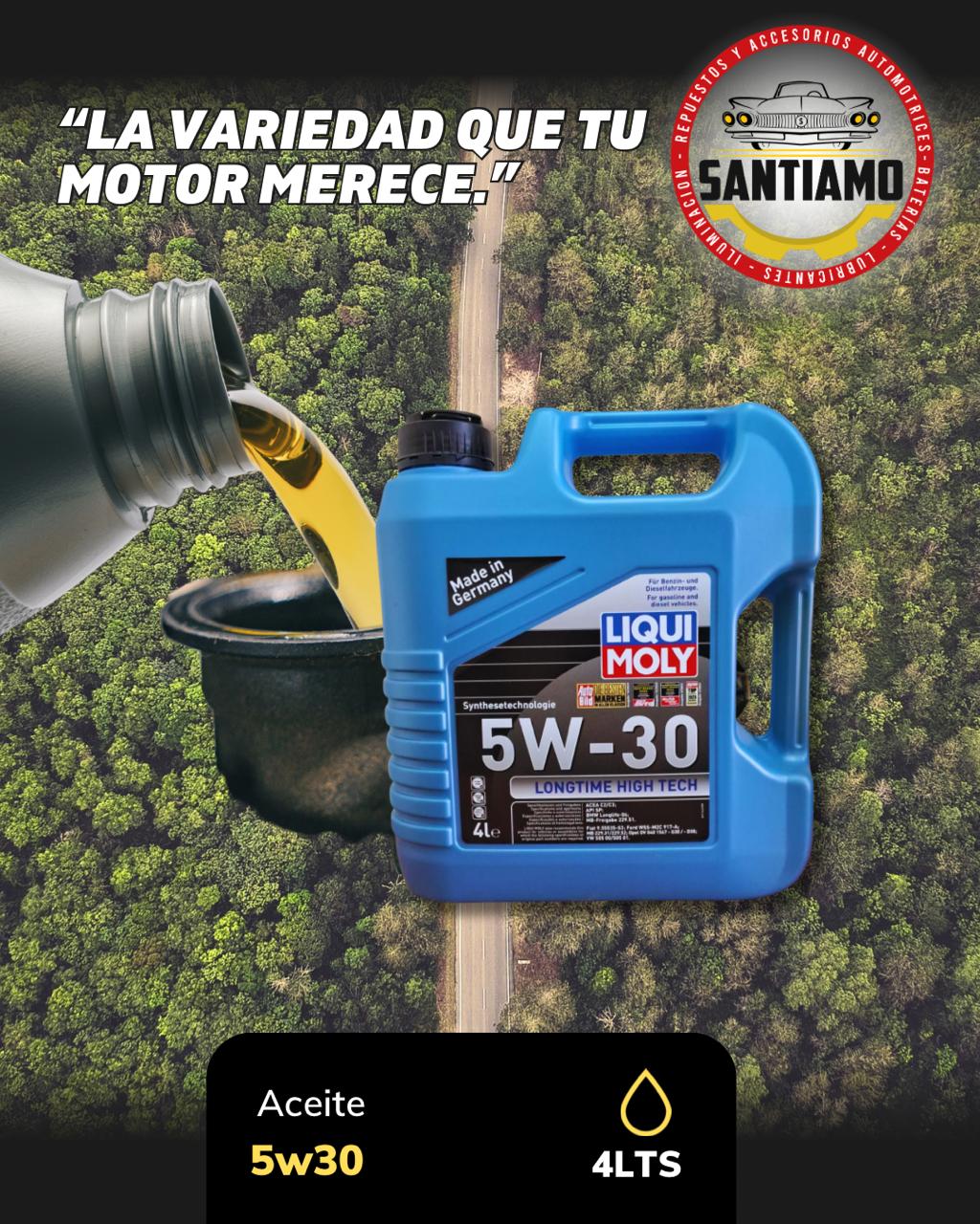 Aceite Liqui Moly 5W30 Longtime High Tech 4LTS