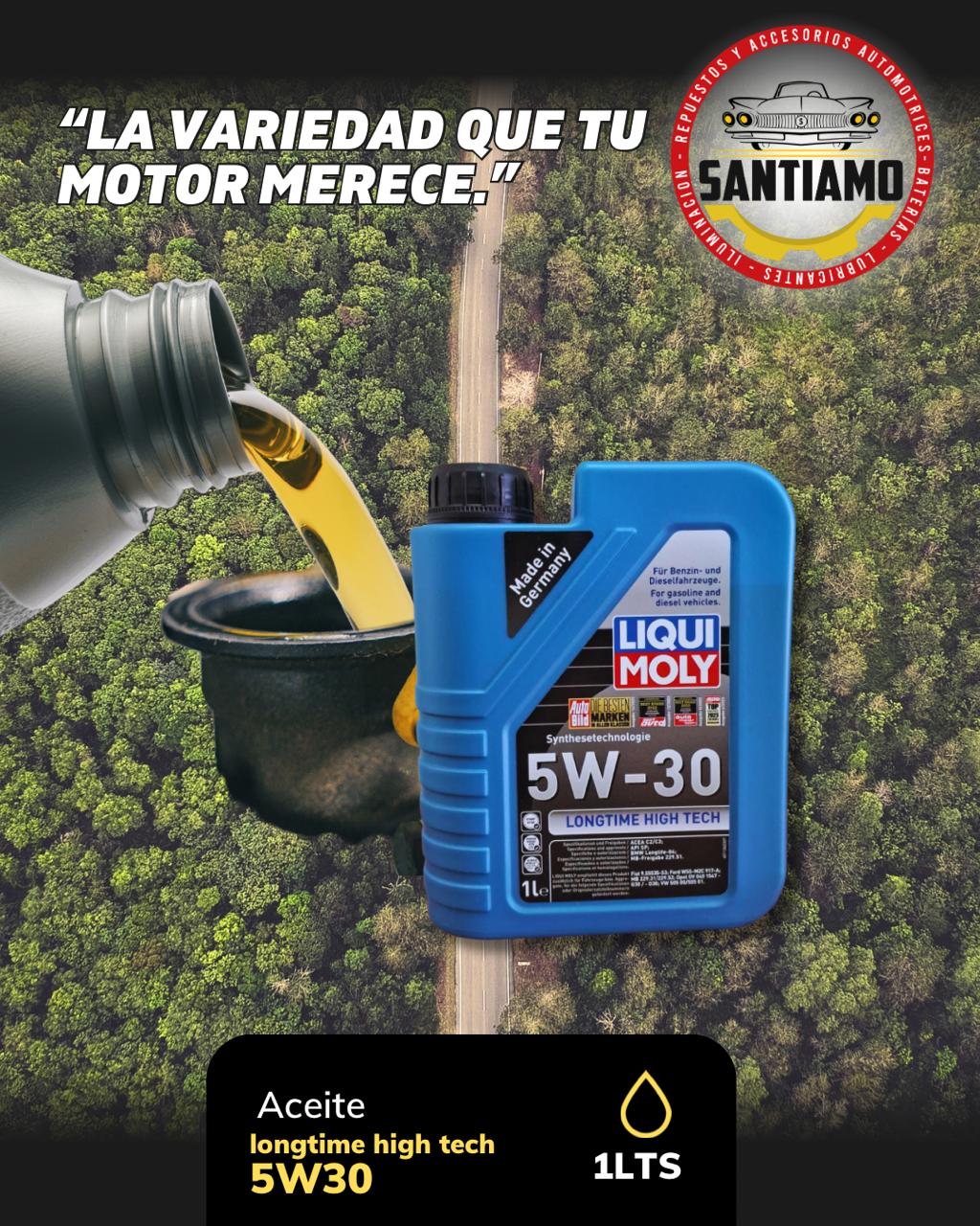 Aceite Liqui Moly 5W30 Longtime High Tech 1LT