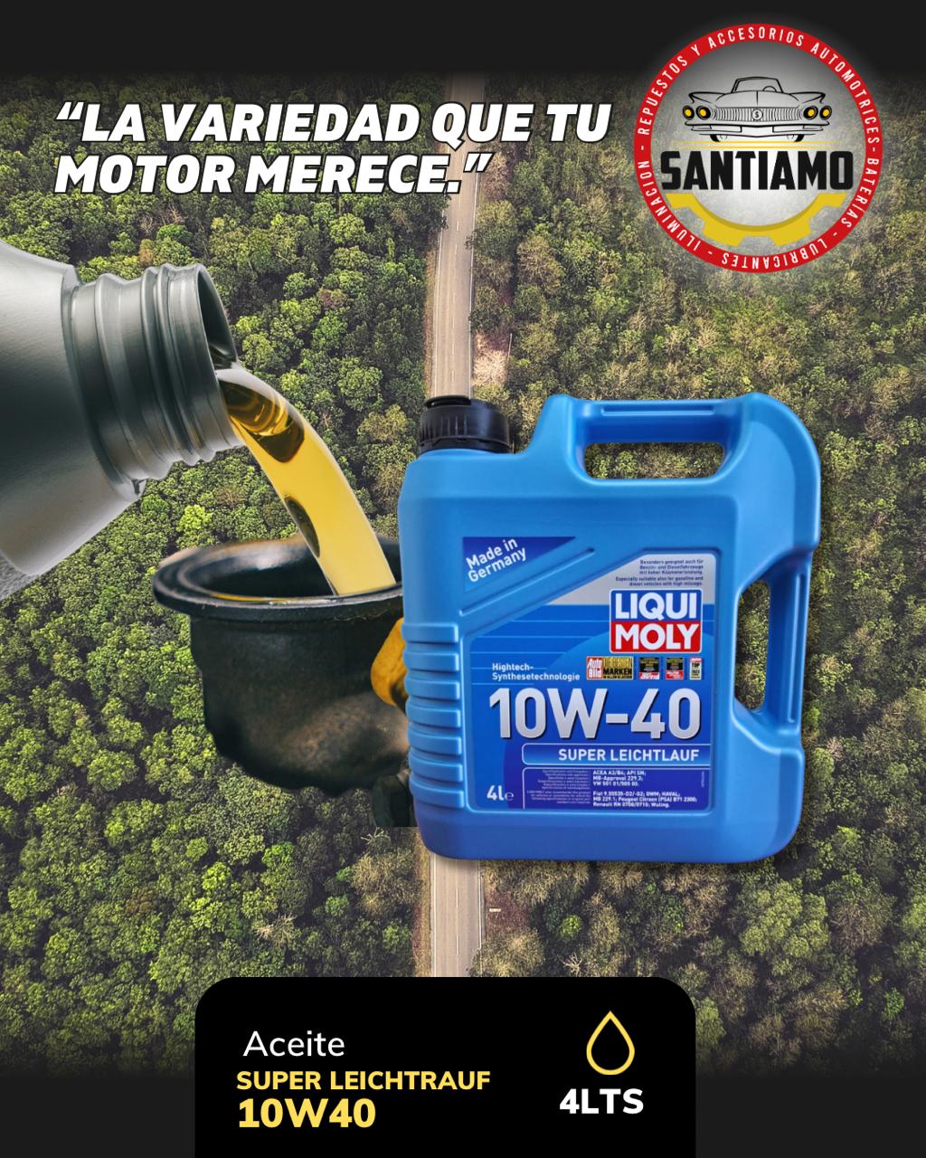 Aceite Liqui Moly 10W40 Super Leichtlauf 4LTS