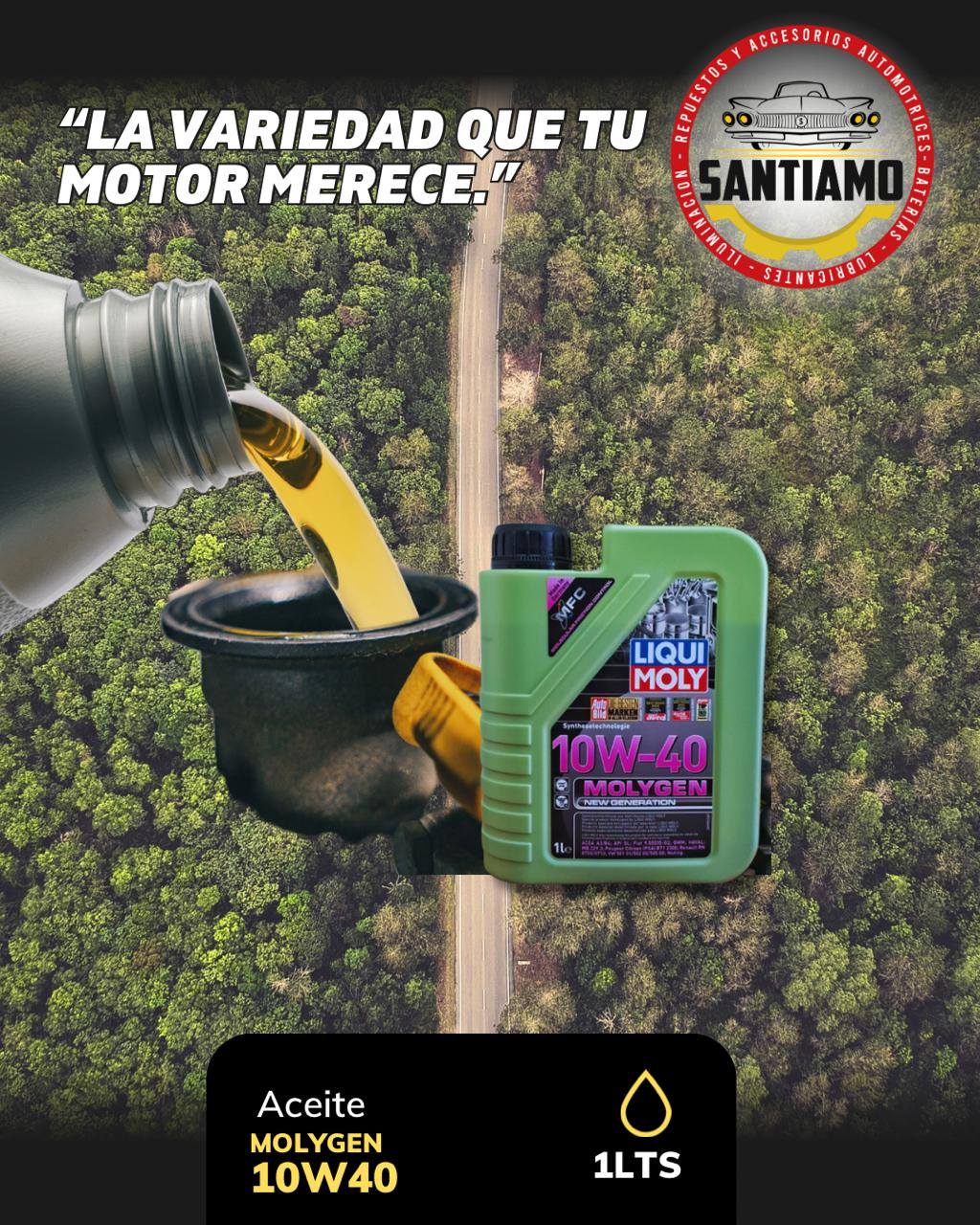 Aceite Liqui Moly 10W40 Molygen DPF 1LTS