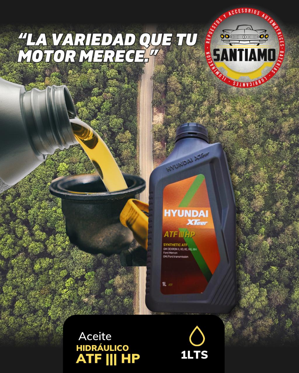 Aceite Hidráulico ATF III HP 1LT Hyundai xteer